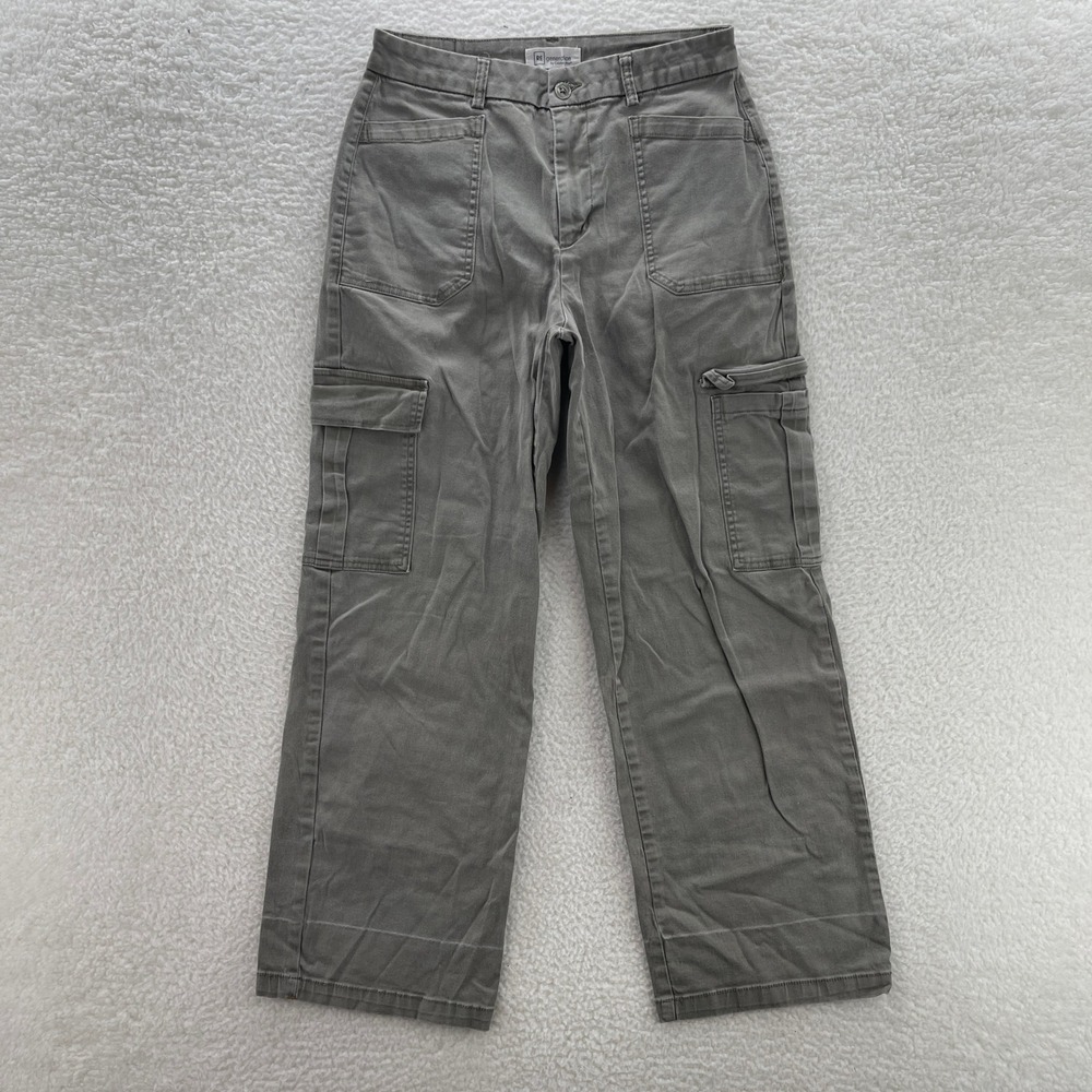 RE Generation Cargo Pants Womens 9 Olive High Rise Straight Gorpcore Granola